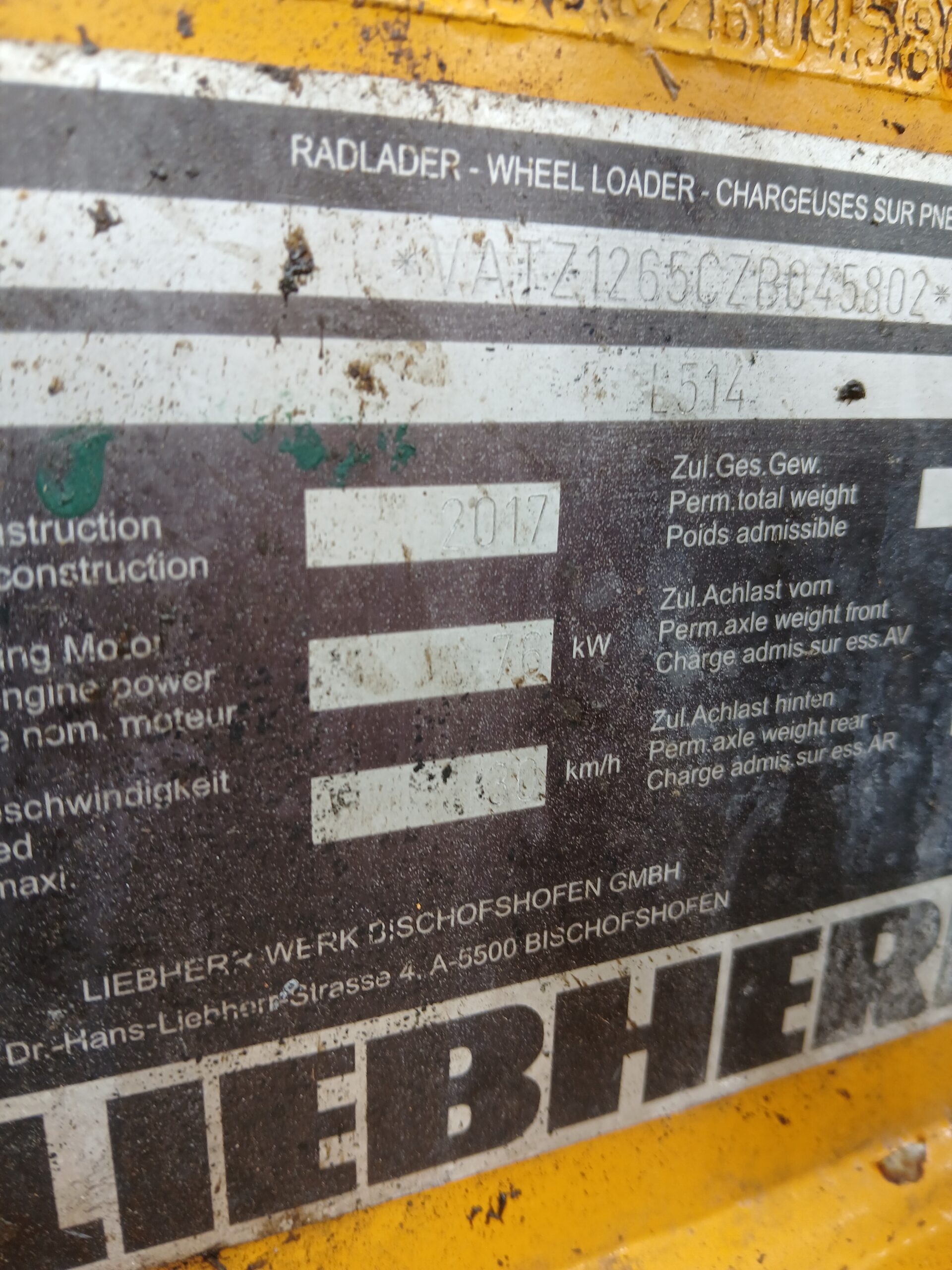 LIEBEHRR L514 N°4278 – Image 17