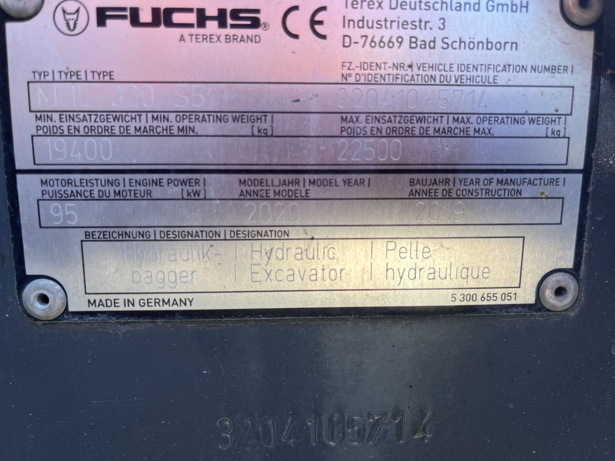 FUCHS MHL320F (5797)